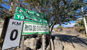Revisan rutas de evacuación del volcán Popocatépetl en comunidades de Puebla