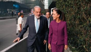 Sheinbaum defiende a Carlos Slim y rechaza que tenga vínculos con el narcotráfico