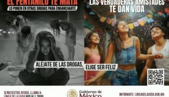 'Aléjate de las drogas, el fentanilo te mata':  Lanzan campaña para evitar 'crisis'