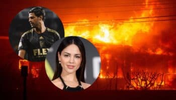 Carlos Vela y Eiza González huyen de sus casas por incendios en California