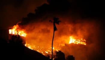 Videos | Nuevo incendio Los Ángeles; amenaza zona cercana al Paseo de la Fama de Hollywood