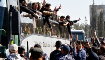 Rehenes israelíes son liberados en Gaza e Israel excarcela a palestinos