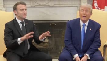 Macron corrige a Trump frente a los medios de comunicación