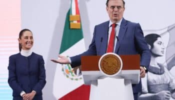 Ebrard: El logro de la pausa de aranceles de la presidenta Sheinbaum 'fue insólito'