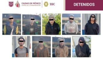 CDMX | Detienen a 9 hombres sospechosos de calcinar a una persona
