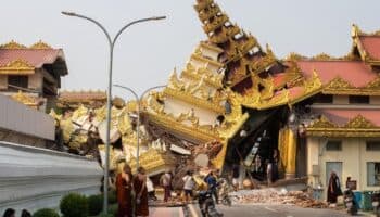 Más de mil muertos por terremoto en Myanmar