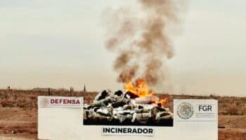 Incineran casi 2 toneladas de droga en Cd. Juárez, Chihuahua