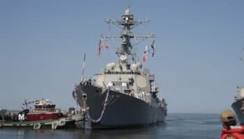 Así reaccionó Sheinbaum ante envío del destructor USS Gravely al Golfo de México