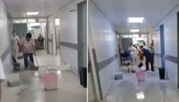Videos | Se inunda hospital del ISSSTE de Matamoros