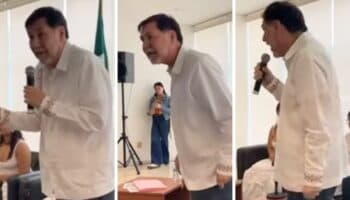 Increpan a Noroña y él insiste: 'de los 200 zapatos, no hay un solo nombre'