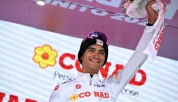 Ciclista mexicano Isaac Del Toro podría saludar al papa León XIV