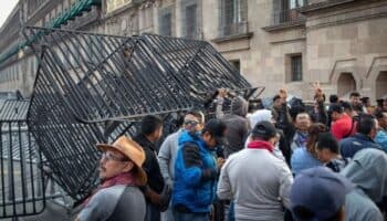 Por bloqueo de CNTE, la mañanera de Sheinbaum no tendrá reporteros en Palacio Nacional