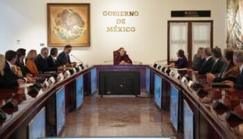 Sheinbaum mantiene reunión con la presidenta de Americas Society Council of the Americas