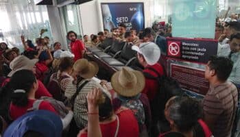 Videos | CNTE levanta bloqueo de la T1 y T2 del AICM
