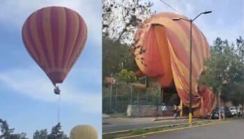 Globo aerostático se desploma en Teotihuacán; FGJEM abre investigación por múltiples lesionados | Video