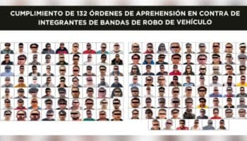 Edomex: Megadetención de roba coches; caen 132
