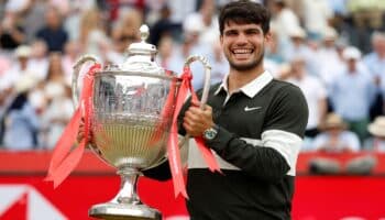 Carlos Alcaraz se declara en Queen's listo para Wimbledon | Video