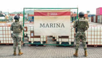 Marina asegura más de 21 toneladas de precursores químicos en el puerto de Manzanillo