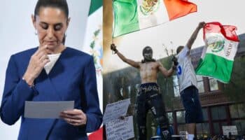 Sheinbaum 'no se explica' foto de protestas en EU: 'De mucha provocación'
