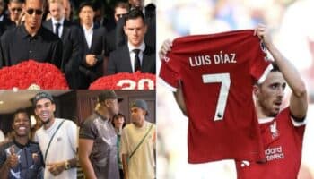 Llueven críticas a Luis Díaz por no acudir al funeral de Diogo Jota