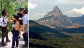 Turista raya Peña de Bernal; 'soy ciudadana americana' dice al justificarse