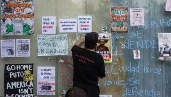Videos | ¡Fuera gringos! Protestan contra la gentrificación en la CDMX
