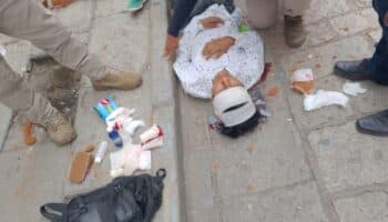 Oaxaca | Sismo de 5.9 deja un lesionado tras caída de muro en pleno centro