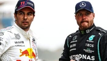 F1: De rivales a compañeros; éste es el historial de 'Checo' con Bottas | Video