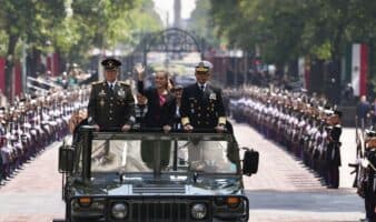 Sheinbaum inicia fiestas patrias con reivindicación de las mujeres en las Fuerzas Armadas