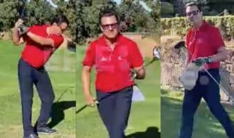 Peña Nieto reaparece con participación en torneo de golf en Madrid