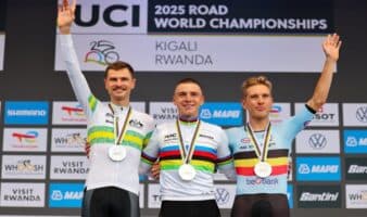 Remco Evenepoel se corona triple campeón mundial de contrarreloj | Video