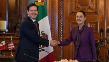 Sheinbaum recibe a Marco Rubio en medio de la ofensiva de EE.UU. contra el narco