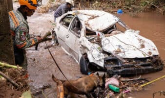 Aumentan a 67 los desaparecidos por las lluvias, que han dejado 64 muertos