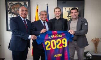 Firma Frenkie de Jong extensión de contrato con Barsa hasta 2029 | Video