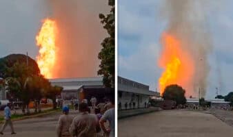 Incendio en gasoducto de Pemex en Chiapas deja cinco militares lesionados