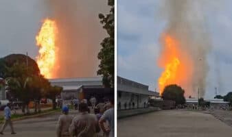 Incendio en gasoducto de Pemex en Chiapas deja cinco militares lesionados
