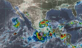 'Priscilla' genera intensas lluvias y fuerte oleaje en BCS y occidente del país