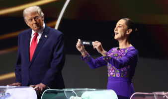 Trump y Sheinbaum cara a cara por primera vez durante el sorteo del Mundial 2026