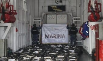 Marina logra el decomiso más grande de cocaína en lo que va de 2026