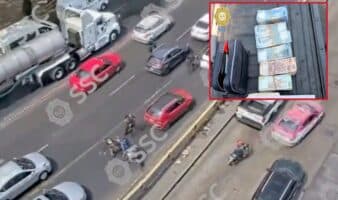 Persecución y cerco virtual: Detienen a dos con 750 mil pesos robados en Benito Juárez