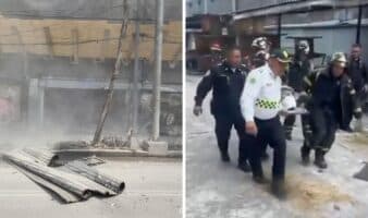 Colapsa edificio en alcaldía Cuauhtémoc y deja sepultadas a cuatro personas