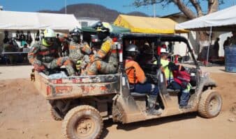 Refuerzan rescate de mineros atrapados en Sinaloa; más de 300 elementos se suman a la búsqueda