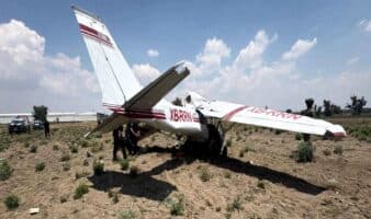 Accidente aéreo en Puebla deja al menos tres muertos