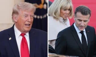 Trump se burla de Macron: 'Su mujer lo trata extremadamente mal'; presidente francés responde