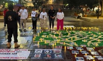 Madres buscadoras de Oaxaca protestan para exigir la búsqueda de sus hijas e hijos desaparecidos
