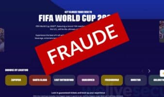 Alertan de sitios web falsos que imitan al de la FIFA para vender entradas y merchandising del Mundial 2026