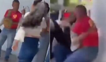 Captan a titular de Protección Civil de Tlaltizapán, Morelos, golpeando a mujer; es despedido