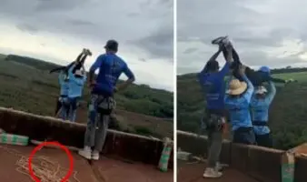 Mujer muere tras ser lanzada desde un puente; trabajadores no le colocaron la cuerda de seguridad