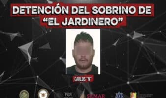 Cae con arsenal sobrino de 'El Jardinero'