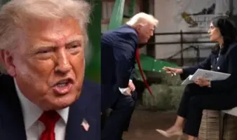 Trump abandona entrevista e insulta a periodista tras ser cuestionado